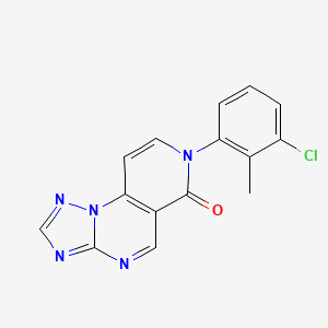 7-(3-chloro-2-methylphenyl)pyrido[3,4-e][1,2,4]triazolo[1,5-a]pyrimidin-6(7H)-one