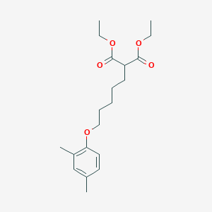 molecular formula C20H30O5 B5101403 diethyl [5-(2,4-dimethylphenoxy)pentyl]malonate 
