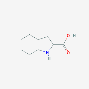 molecular formula C₉H₁₆ClNO₂ B051015 (2R)-八氢-1H-吲哚-2-羧酸 CAS No. 108507-42-2