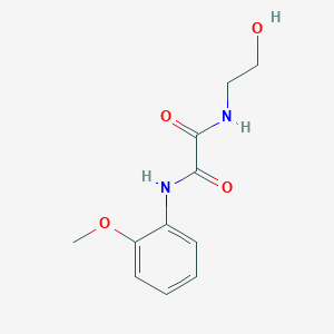 molecular formula C11H14N2O4 B5101540 N-(2-hydroxyethyl)-N'-(2-methoxyphenyl)ethanediamide 