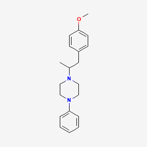 molecular formula C20H26N2O B5101617 1-[2-(4-methoxyphenyl)-1-methylethyl]-4-phenylpiperazine 