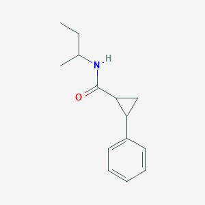 molecular formula C14H19NO B5101779 N-(sec-butyl)-2-phenylcyclopropanecarboxamide 