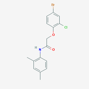 molecular formula C16H15BrClNO2 B5101849 2-(4-bromo-2-chlorophenoxy)-N-(2,4-dimethylphenyl)acetamide 