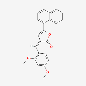 3-(2,4-dimethoxybenzylidene)-5-(1-naphthyl)-2(3H)-furanone