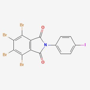 molecular formula C14H4Br4INO2 B5101987 4,5,6,7-tetrabromo-2-(4-iodophenyl)-1H-isoindole-1,3(2H)-dione 