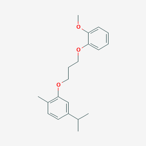 molecular formula C20H26O3 B5102183 4-isopropyl-2-[3-(2-methoxyphenoxy)propoxy]-1-methylbenzene 