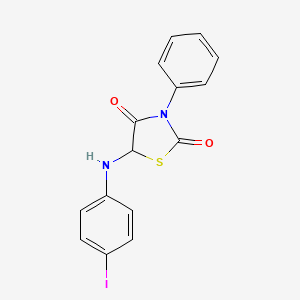 5-[(4-iodophenyl)amino]-3-phenyl-1,3-thiazolidine-2,4-dione