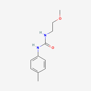 molecular formula C11H16N2O2 B5102262 N-(2-methoxyethyl)-N'-(4-methylphenyl)urea CAS No. 59759-09-0