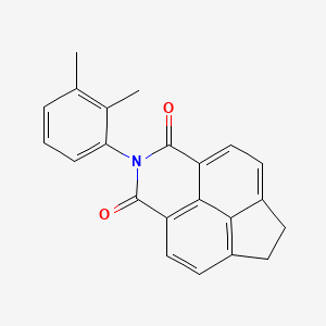 molecular formula C22H17NO2 B5102294 2-(2,3-dimethylphenyl)-6,7-dihydro-1H-indeno[6,7,1-def]isoquinoline-1,3(2H)-dione 