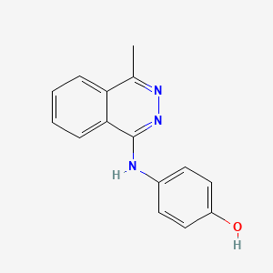 molecular formula C15H13N3O B5102303 4-[(4-methyl-1-phthalazinyl)amino]phenol 