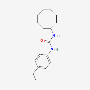 N-cyclooctyl-N'-(4-ethylphenyl)urea