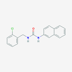 molecular formula C18H15ClN2O B5102488 N-(2-chlorobenzyl)-N'-2-naphthylurea 