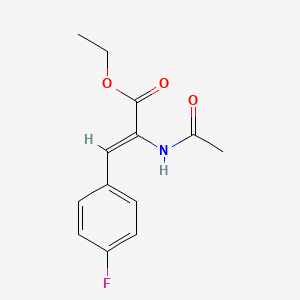 ethyl 2-(acetylamino)-3-(4-fluorophenyl)acrylate