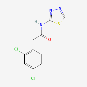 2-(2,4-dichlorophenyl)-N-1,3,4-thiadiazol-2-ylacetamide