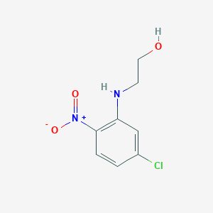 molecular formula C8H9ClN2O3 B5102692 2-[(5-chloro-2-nitrophenyl)amino]ethanol 