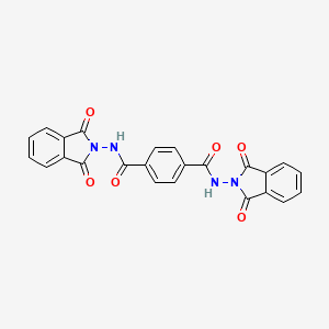 molecular formula C24H14N4O6 B5102702 N,N'-bis(1,3-dioxo-1,3-dihydro-2H-isoindol-2-yl)terephthalamide 