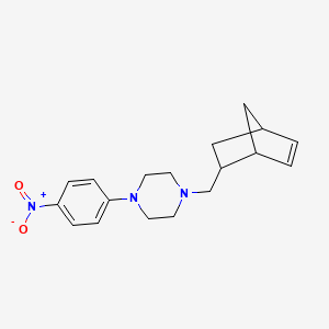 molecular formula C18H23N3O2 B5102753 1-(bicyclo[2.2.1]hept-5-en-2-ylmethyl)-4-(4-nitrophenyl)piperazine 