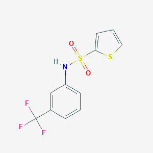 molecular formula C11H8F3NO2S2 B510286 N-[3-(trifluoromethyl)phenyl]-2-thiophenesulfonamide CAS No. 332354-79-7
