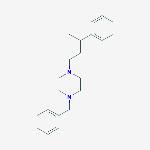 molecular formula C21H28N2 B5102893 1-benzyl-4-(3-phenylbutyl)piperazine 