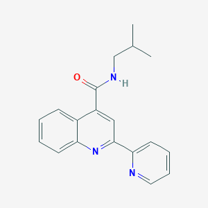 N-isobutyl-2-(2-pyridinyl)-4-quinolinecarboxamide