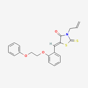 3-allyl-5-[2-(2-phenoxyethoxy)benzylidene]-2-thioxo-1,3-thiazolidin-4-one