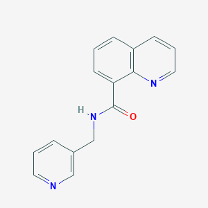 molecular formula C16H13N3O B5103011 N-(3-pyridinylmethyl)-8-quinolinecarboxamide 