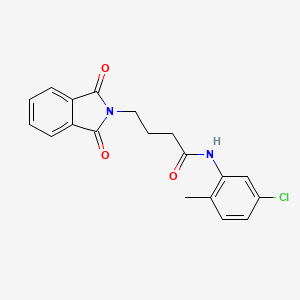 N-(5-chloro-2-methylphenyl)-4-(1,3-dioxo-1,3-dihydro-2H-isoindol-2-yl)butanamide