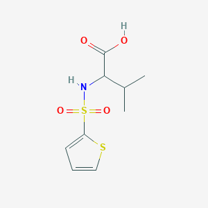 molecular formula C9H13NO4S2 B510306 3-甲基-2-(噻吩-2-磺酰氨基)-丁酸 CAS No. 82068-14-2