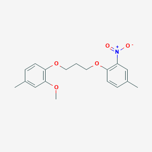 2-methoxy-4-methyl-1-[3-(4-methyl-2-nitrophenoxy)propoxy]benzene