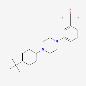 1-(4-tert-butylcyclohexyl)-4-[3-(trifluoromethyl)phenyl]piperazine