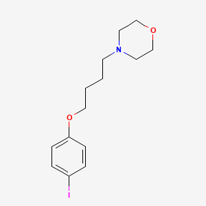 4-[4-(4-iodophenoxy)butyl]morpholine