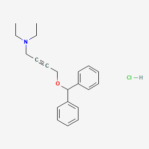 [4-(diphenylmethoxy)-2-butyn-1-yl]diethylamine hydrochloride