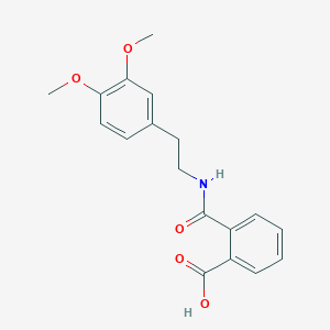 B510341 2-{[2-(3,4-Dimethoxyphenyl)ethyl]carbamoyl}benzoic acid CAS No. 101730-66-9