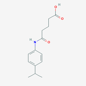 B510342 5-Oxo-5-{[4-(propan-2-yl)phenyl]amino}pentanoic acid CAS No. 540759-65-7