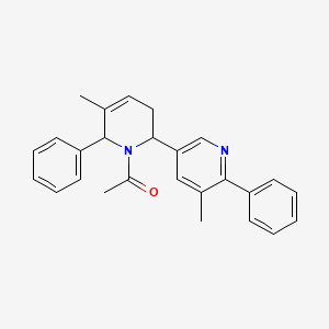 molecular formula C26H26N2O B5103425 1-acetyl-5,5'-dimethyl-6,6'-diphenyl-1,2,3,6-tetrahydro-2,3'-bipyridine 