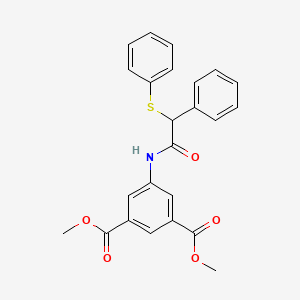 dimethyl 5-{[phenyl(phenylthio)acetyl]amino}isophthalate