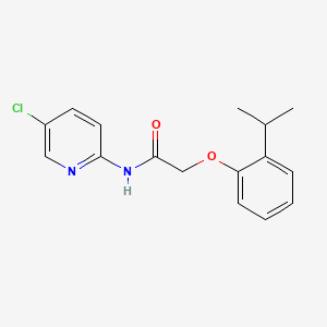 N-(5-chloro-2-pyridinyl)-2-(2-isopropylphenoxy)acetamide