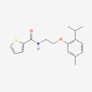 molecular formula C17H21NO2S B5103567 N-[2-(2-isopropyl-5-methylphenoxy)ethyl]-2-thiophenecarboxamide CAS No. 6057-11-0