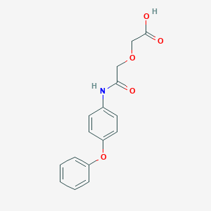 B510357 {2-Oxo-2-[(4-phenoxyphenyl)amino]ethoxy}acetic acid CAS No. 732255-02-6
