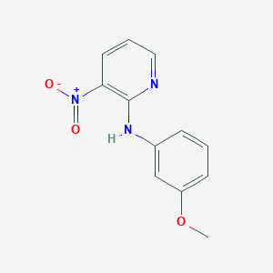 molecular formula C12H11N3O3 B5103645 N-(3-methoxyphenyl)-3-nitro-2-pyridinamine 