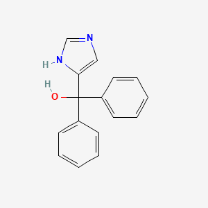 molecular formula C16H14N2O B5103657 1H-imidazol-4-yl(diphenyl)methanol 