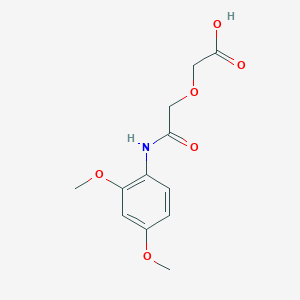B510366 {2-[(2,4-Dimethoxyphenyl)amino]-2-oxoethoxy}acetic acid CAS No. 756489-82-4