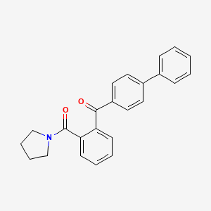 4-biphenylyl[2-(1-pyrrolidinylcarbonyl)phenyl]methanone