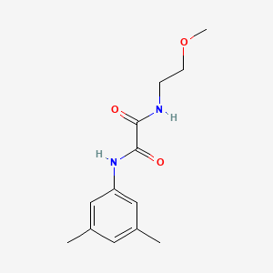N-(3,5-dimethylphenyl)-N'-(2-methoxyethyl)ethanediamide