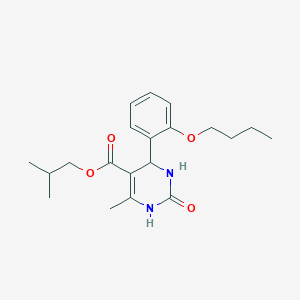 isobutyl 4-(2-butoxyphenyl)-6-methyl-2-oxo-1,2,3,4-tetrahydro-5-pyrimidinecarboxylate