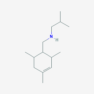 molecular formula C14H27N B5103817 2-methyl-N-[(2,4,6-trimethyl-3-cyclohexen-1-yl)methyl]-1-propanamine 