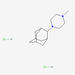 molecular formula C15H28Cl2N2 B5103876 1-(2-adamantyl)-4-methylpiperazine dihydrochloride 
