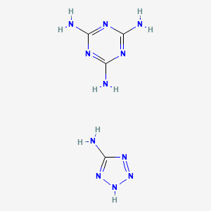 molecular formula C4H9N11 B5104005 1,3,5-triazine-2,4,6-triamine - 1H-tetrazol-5-amine (1:1) 