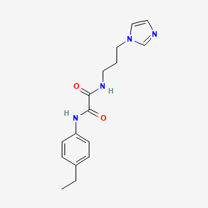 N-(4-ethylphenyl)-N'-[3-(1H-imidazol-1-yl)propyl]ethanediamide