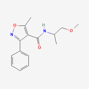 N-(2-methoxy-1-methylethyl)-5-methyl-3-phenyl-4-isoxazolecarboxamide